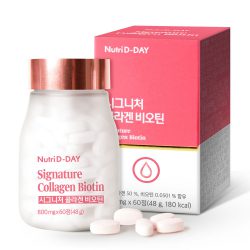 Viên uống Collagen Biotin 48g Nutri D Day Signature  | Trẻ hóa làn da