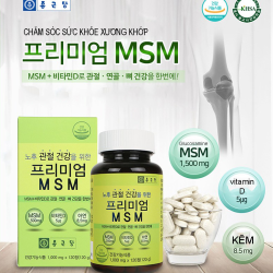 Viên uống bổ xương khớp Premium MSM Hàn Quốc (120 viên)